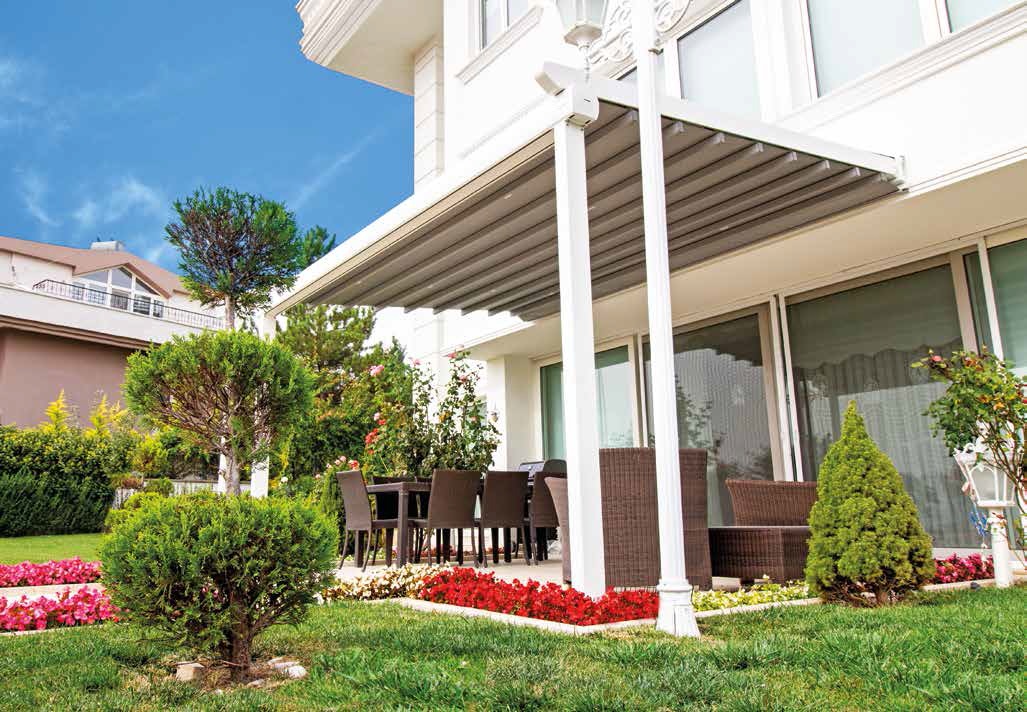 سقف متحرک آلاچیق ویلا