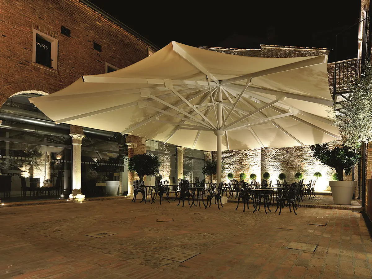 سایبان هیدرولیکی کافه